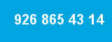 926 865 43 14